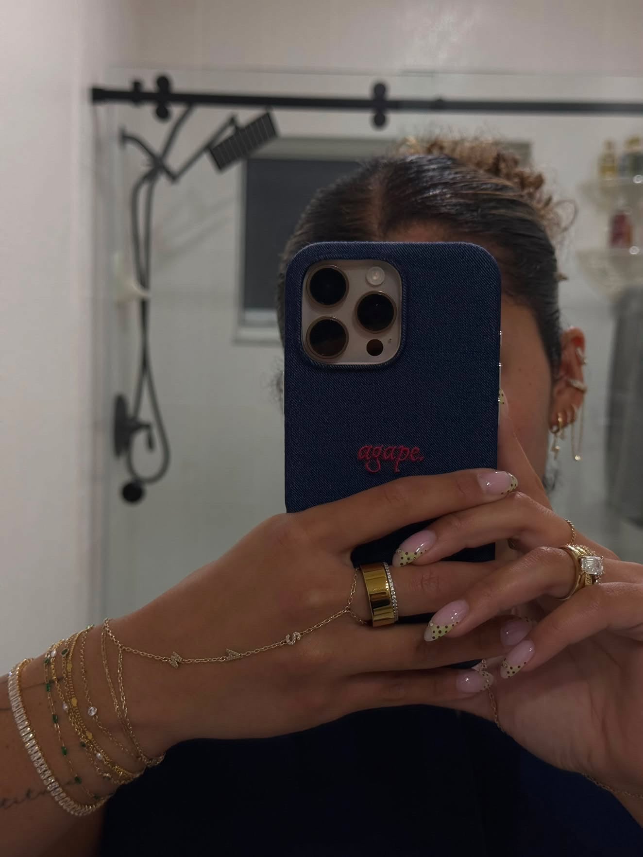 Agape Denim iPhone Case