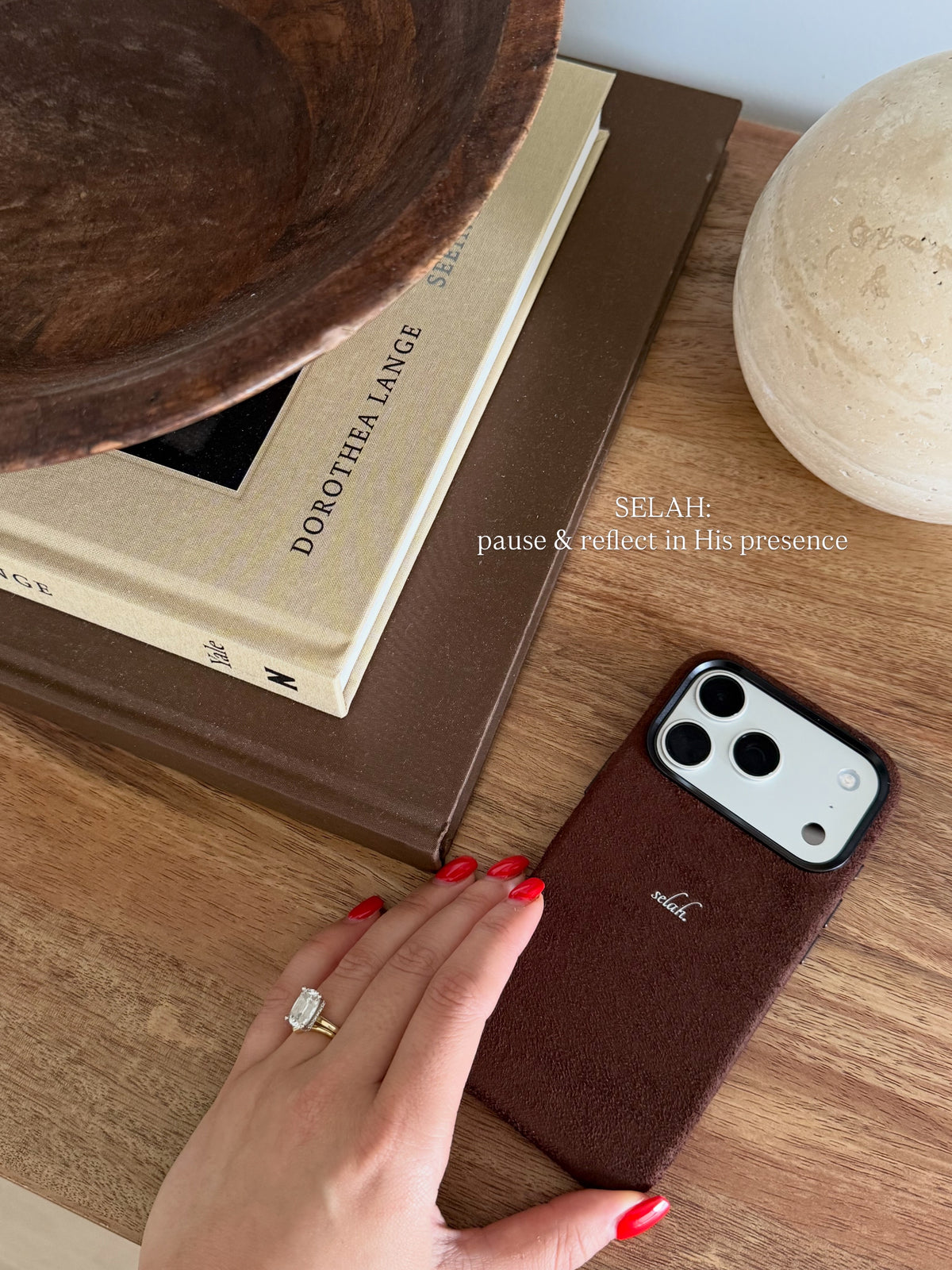 Selah Suede iPhone Case