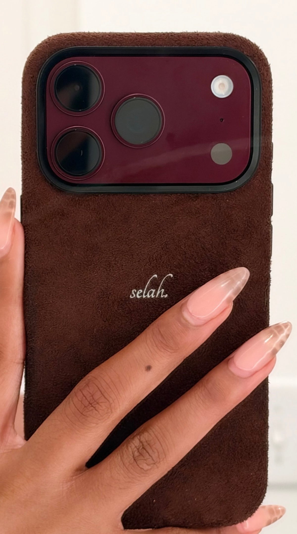 Selah Suede iPhone Case